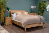 Victoria 4ft6" Double Oak Bed Frame Low End