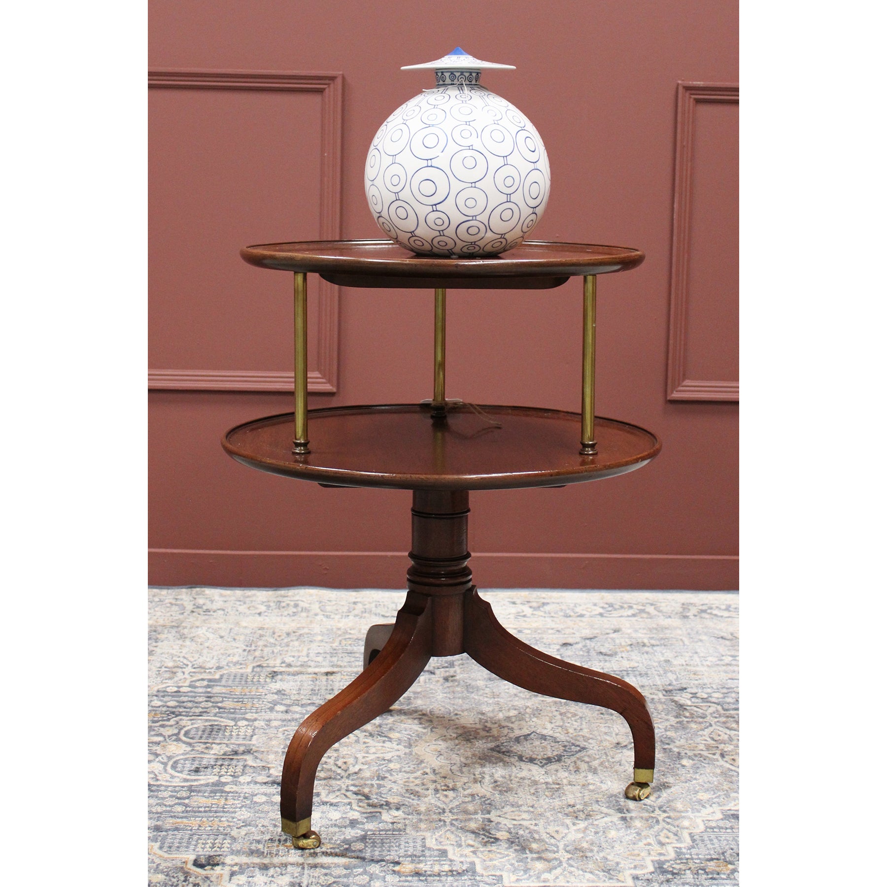 Georgian Two Tier Revolving Table - Flanagan Kerins