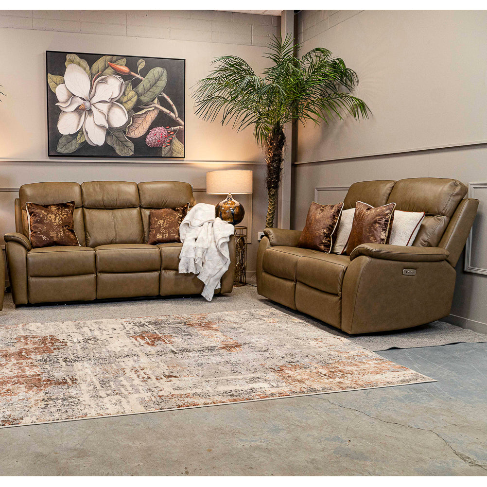 Havana 3 + 2 Seater Power Recliner - Leather