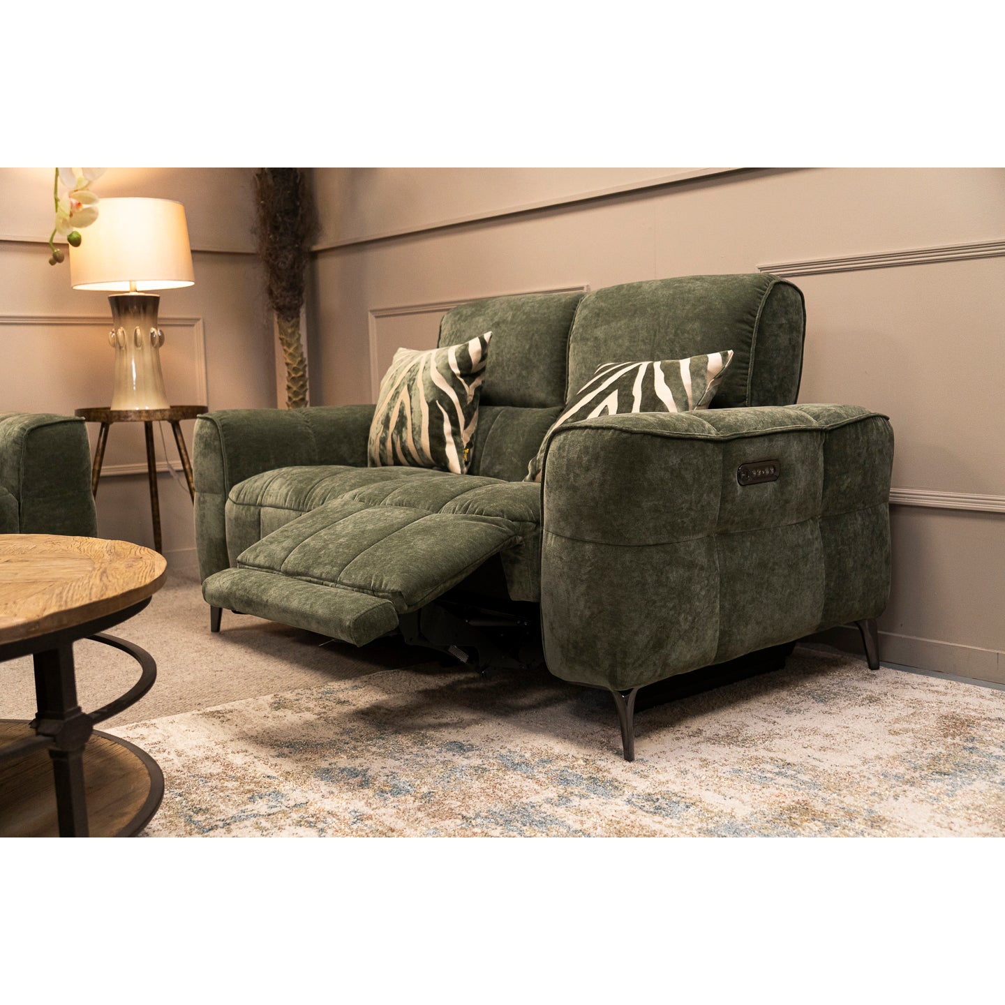 Iris 2.5 Seater Powered Recliner Sofa -Fabric