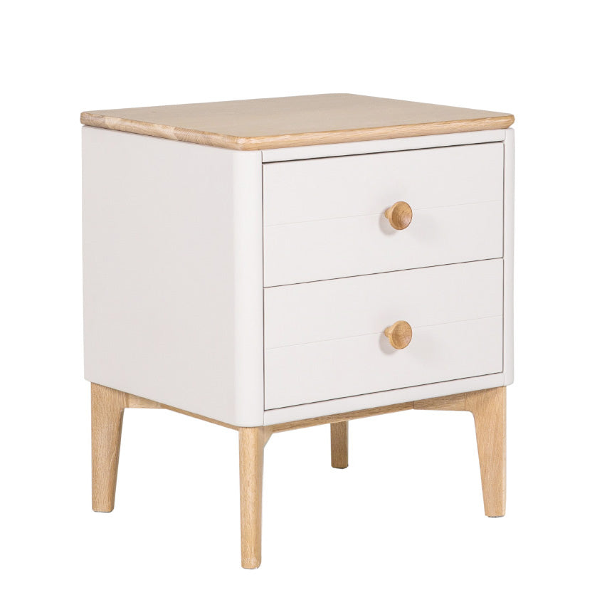 Moderna 2 Drawer Bedside Locker