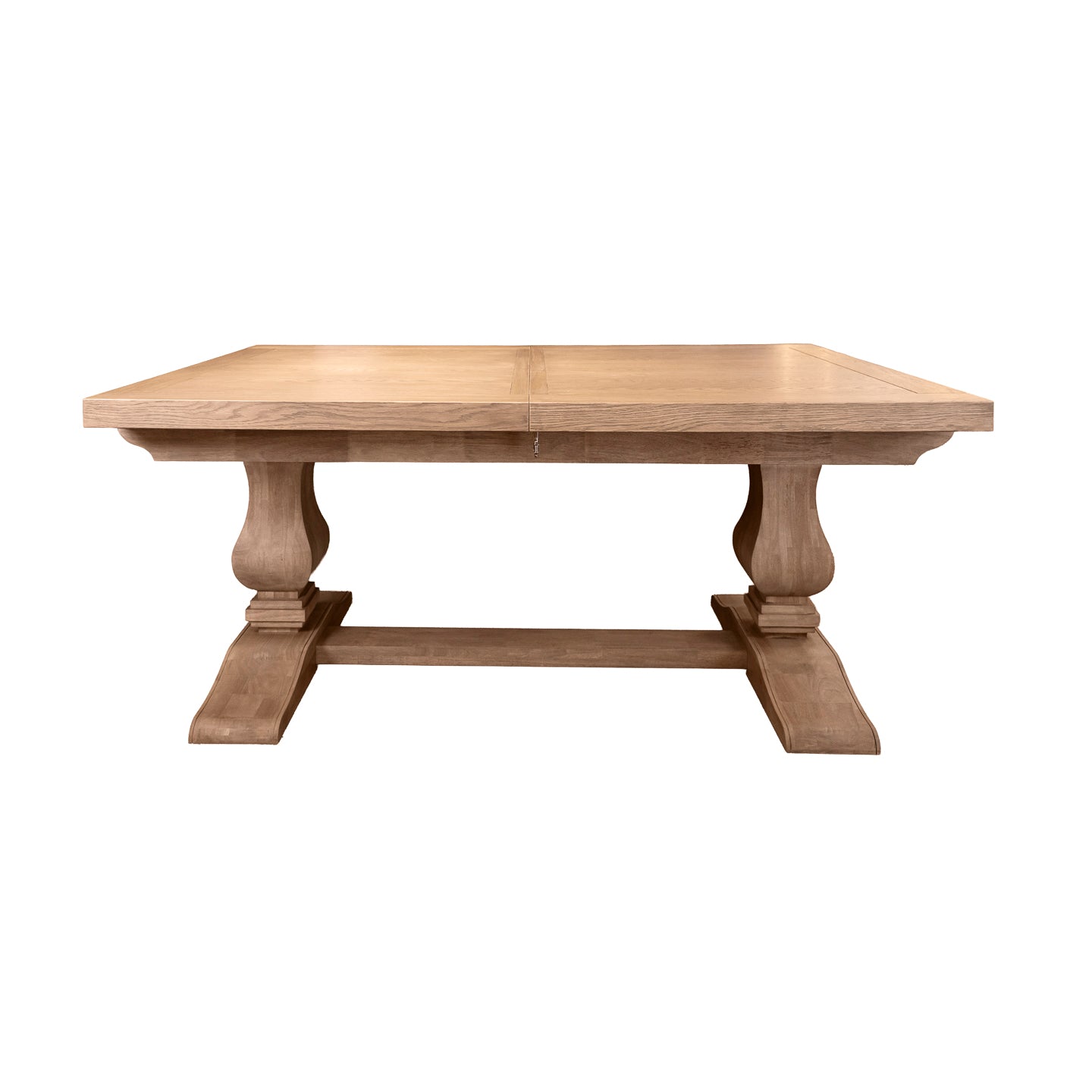 Monastery Rectangular Extending Dining Table | Large | Grey Oil