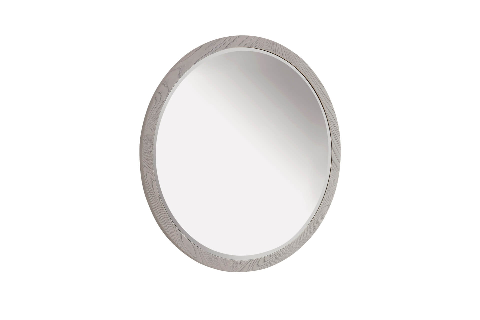 Mondello Mirror Round - Washed Oak