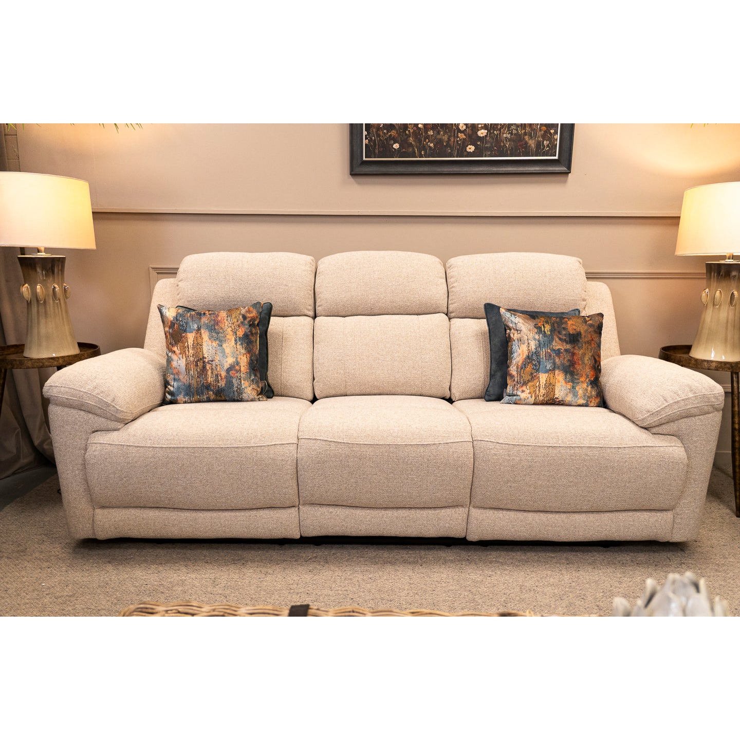 Monique 3 Seater Powered Recliner Sofa