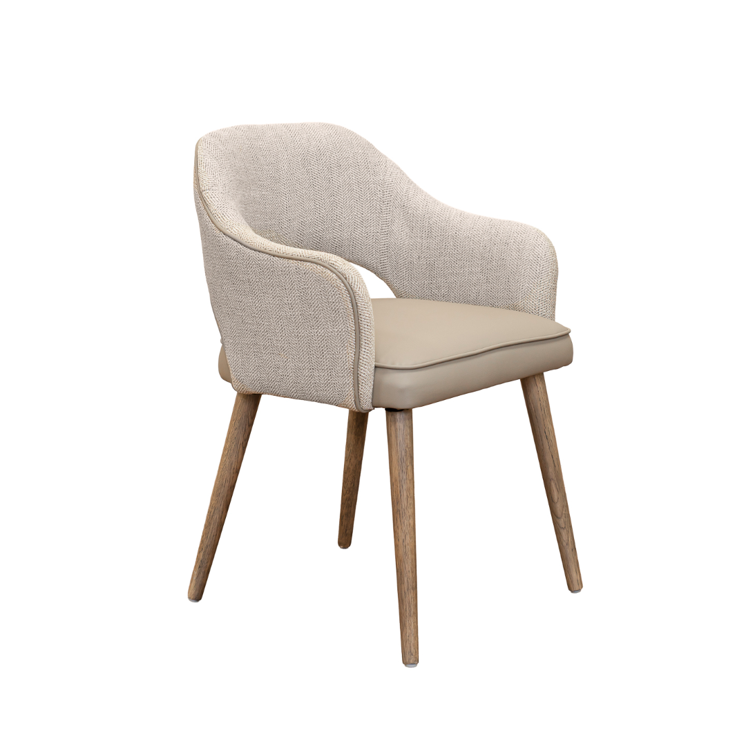 Porta Dining Chair - Grey Oak Leg