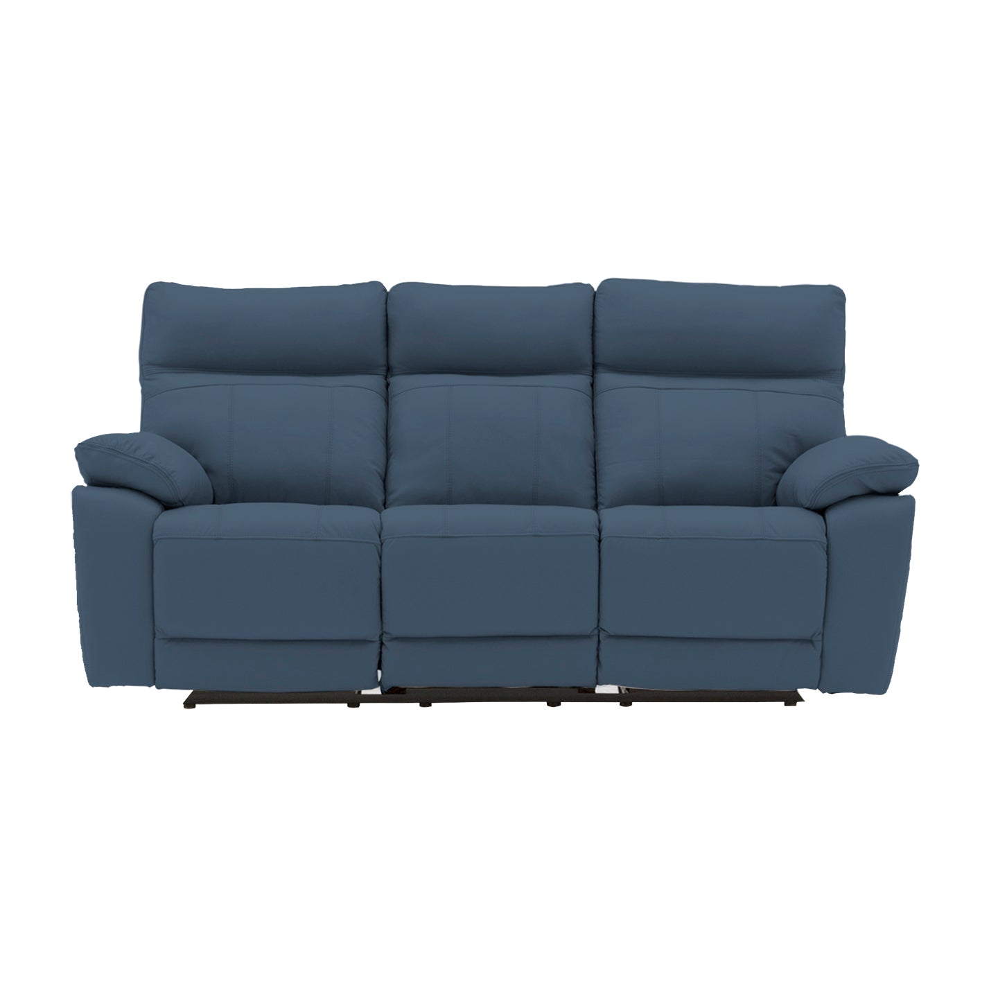 Positano Leather 3 Seater Manual Recliner Sofa