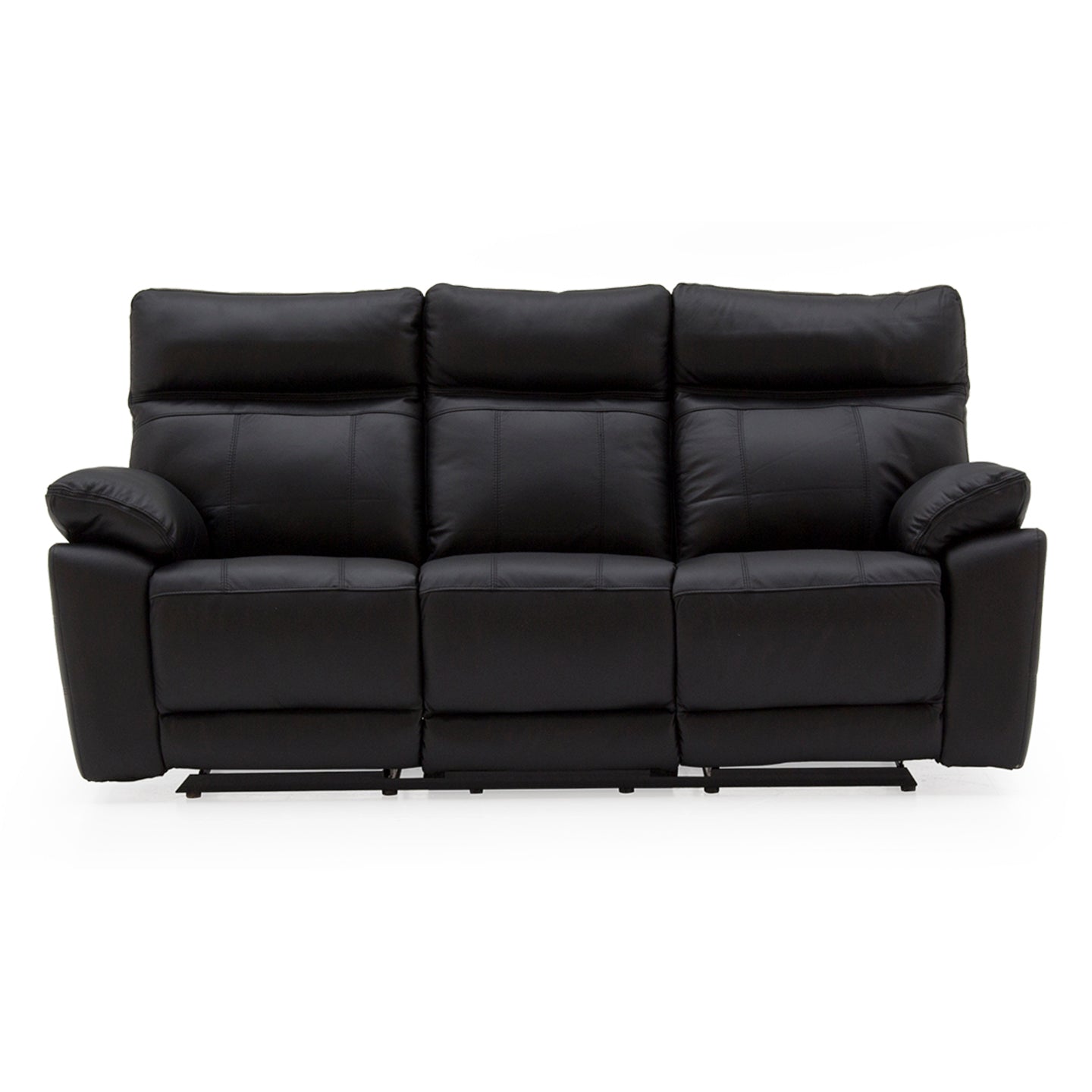 Positano Leather 3 Seater Manual Recliner Sofa