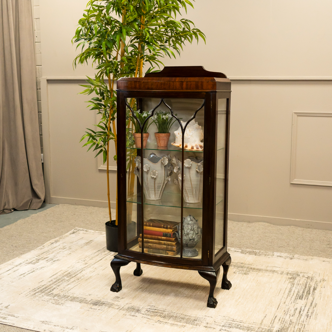 Vintage Mahogany Display Cabinet