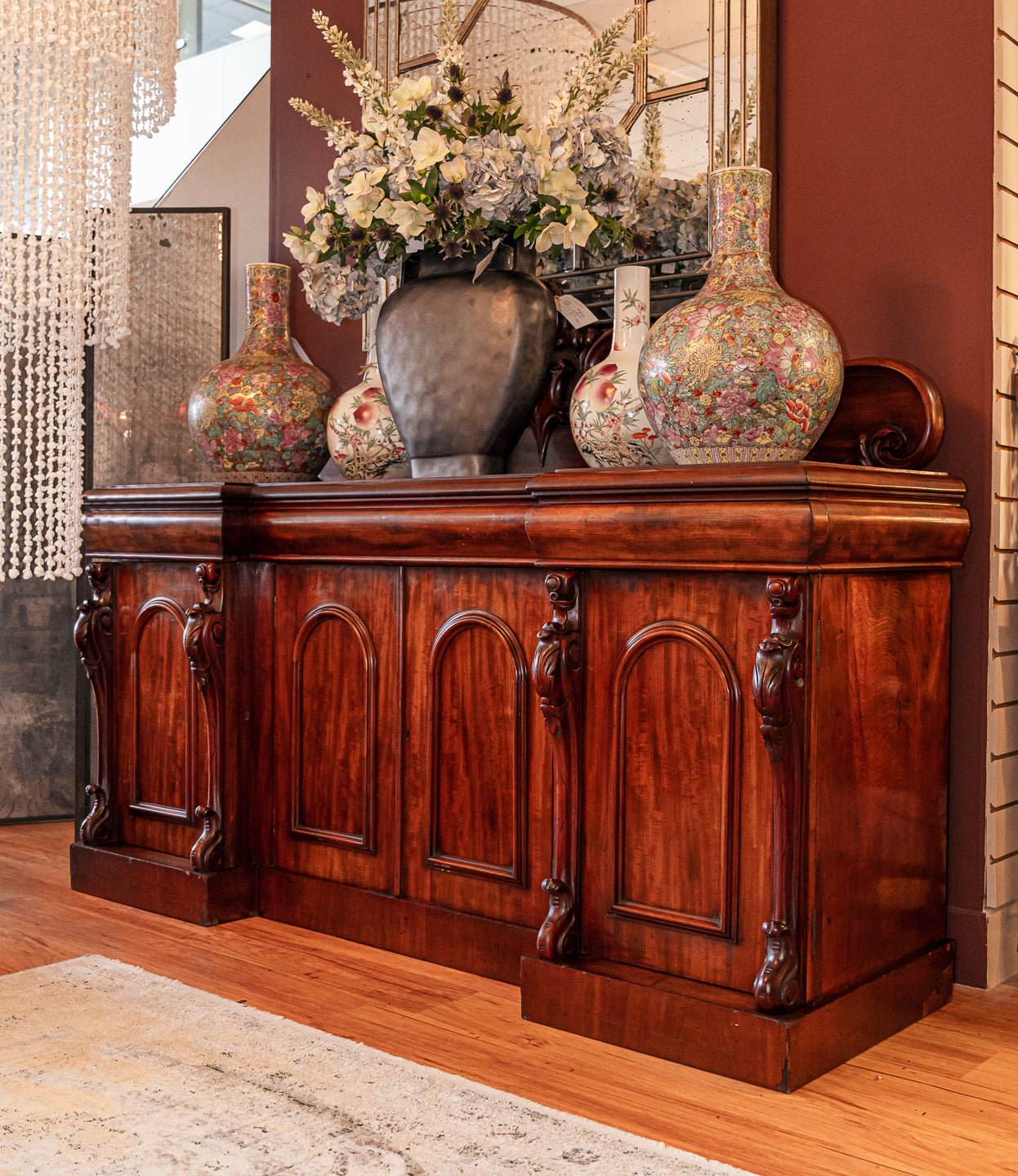 William IV Mahogany Sideboard Cupboard