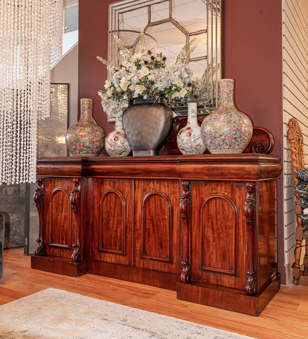 William IV Mahogany Sideboard Cupboard