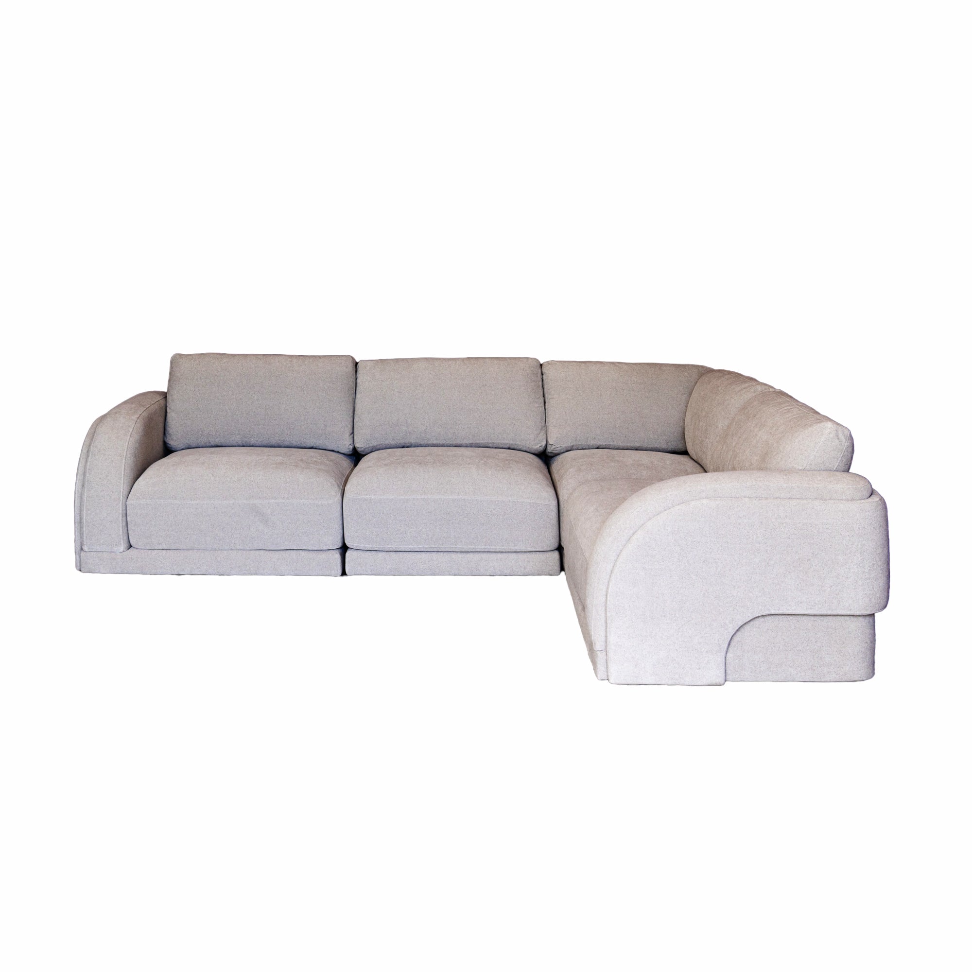 Zephyr Corner Sofa Dove Grey Flanagan Kerins