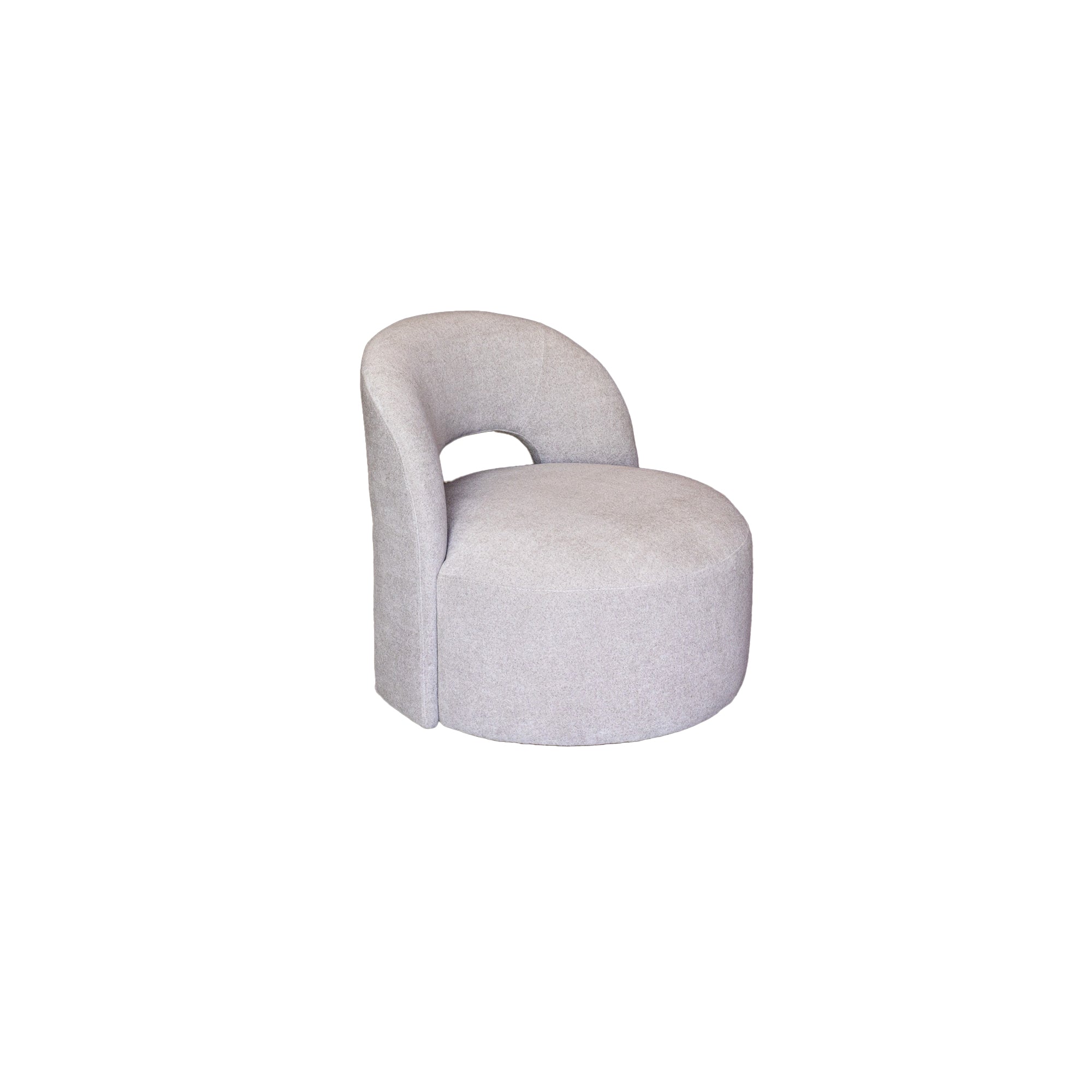 Zephyr Swivel Chair- Dove Grey