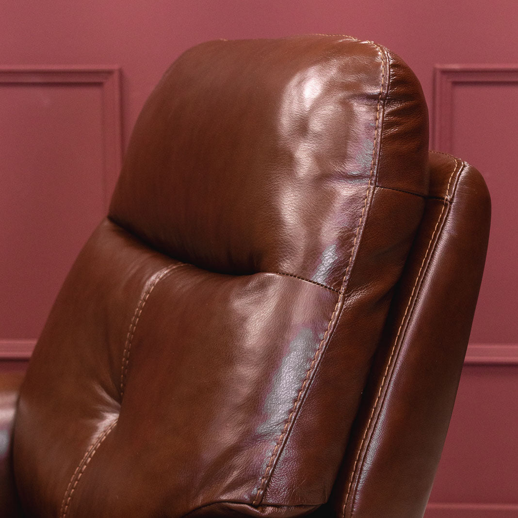 Drake Rocker Recliner Draco Leather Powered Rocker Recliner Chair - Flanagan Kerins