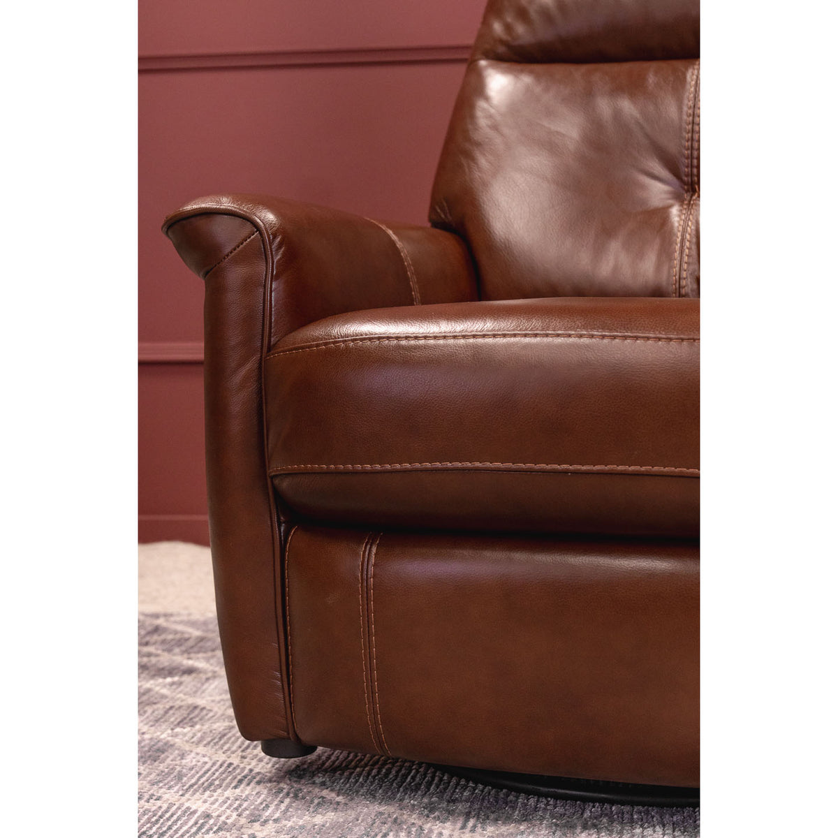 Drake Rocker Recliner Draco Leather Powered Rocker Recliner Chair - Flanagan Kerins