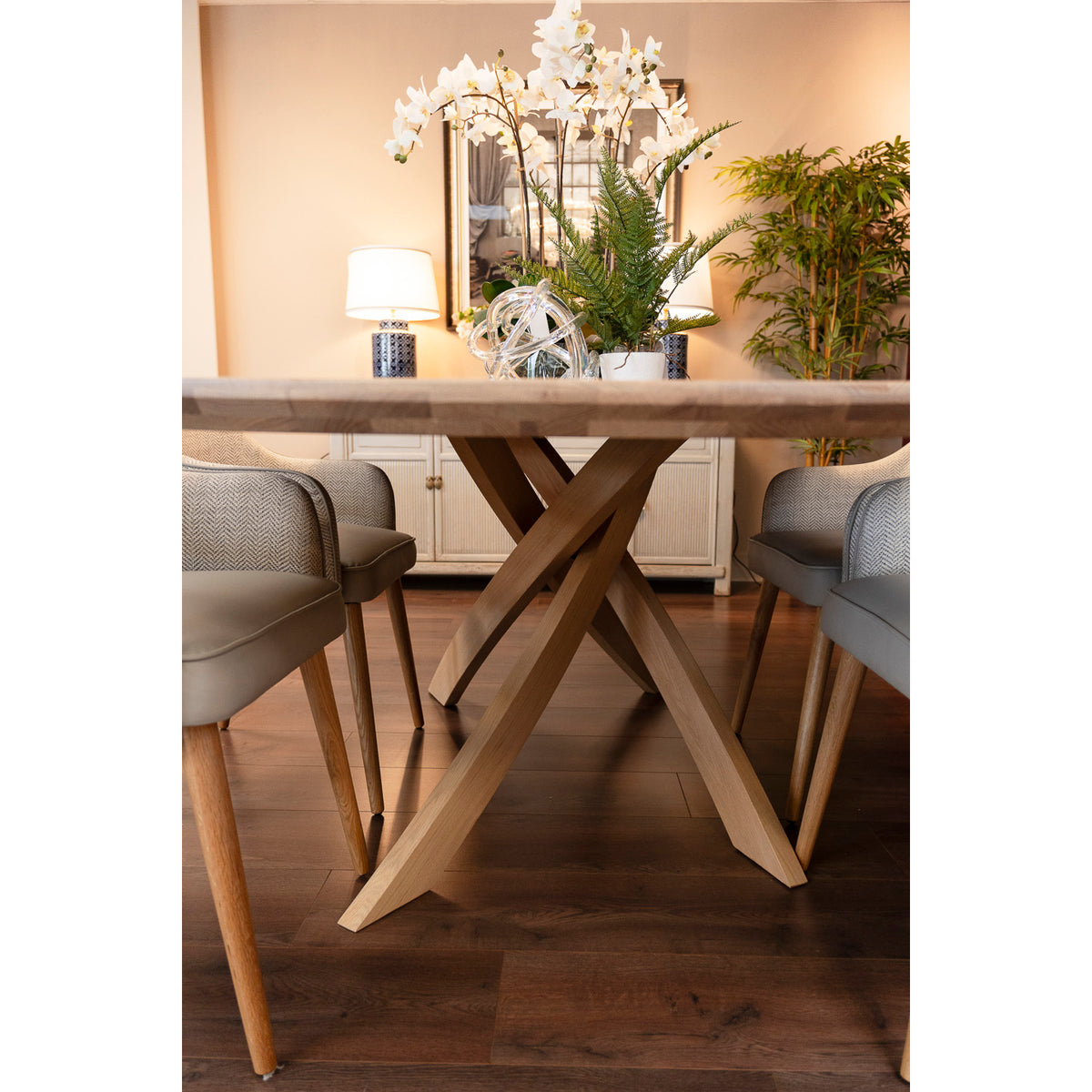 Porta Dining Chair - Solid Oak Leg - Flanagan Kerins