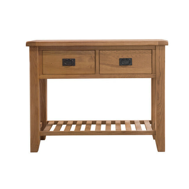 Shannon Oak Large Console Table