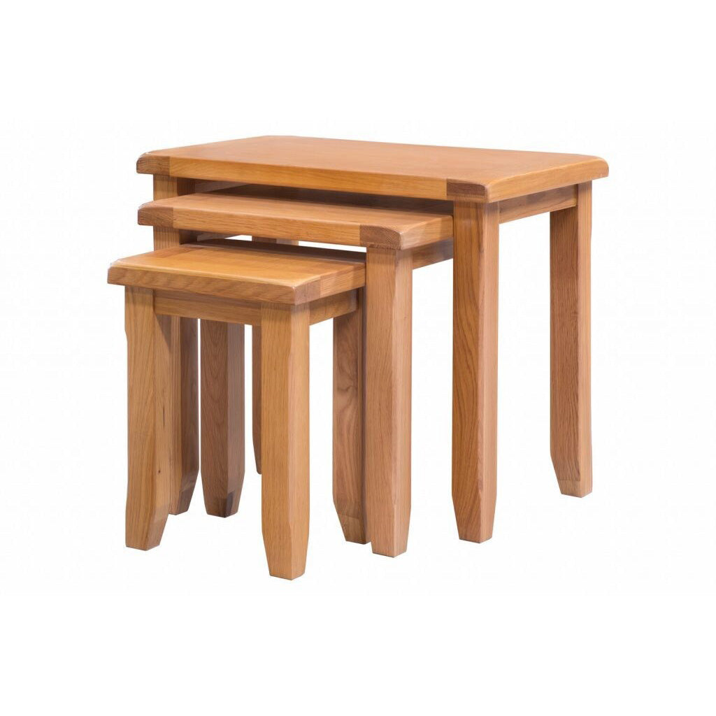 Shannon Oak Nest of Tables