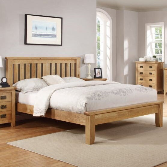 Shannon Oak Low End Bed Frame 4ft6