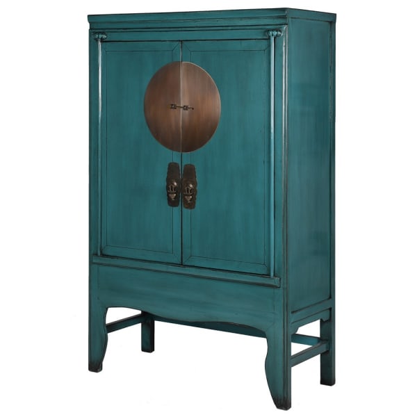 Nanjing Turquoise 2 Door Cabinet