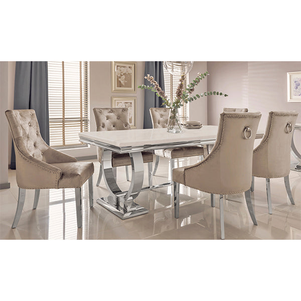 Arianna Dining table Cream 2000