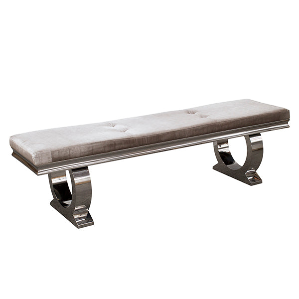 Arianna Bench Pewter 1800