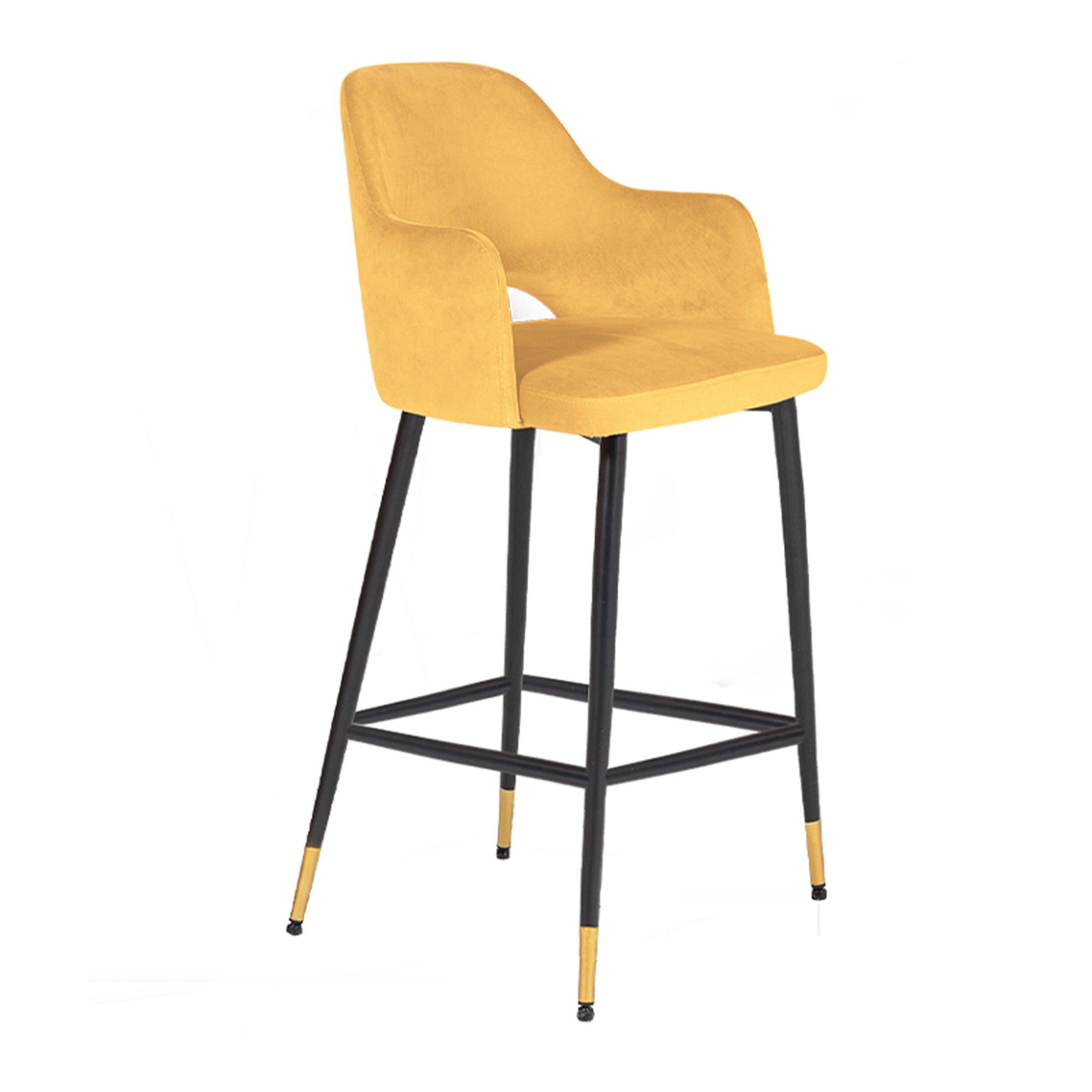 Brianna Bar Stool Mustard
