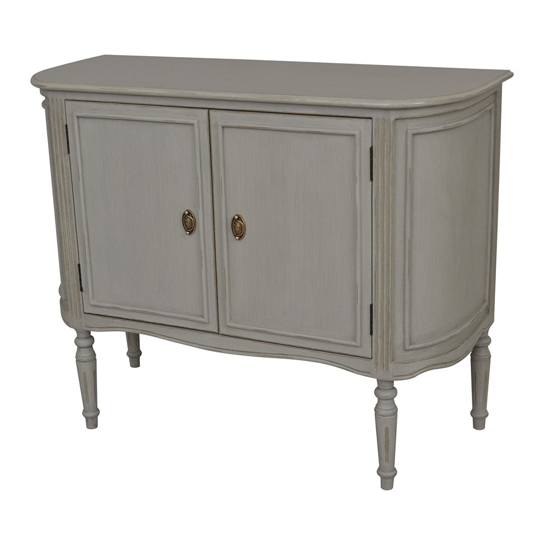 Heidi 2 Door Sideboard with Gold Distress