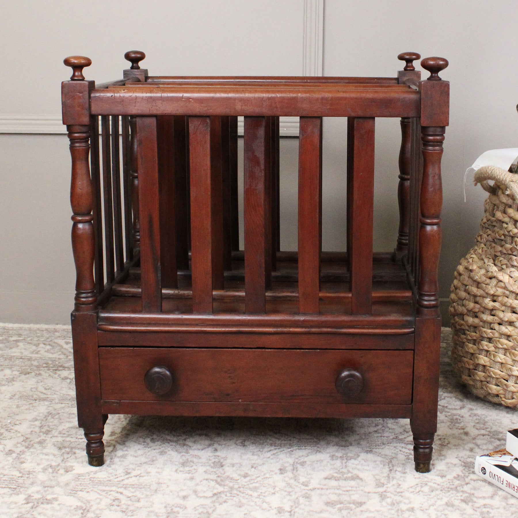 Victorian Mahogany Canterbury- Treated