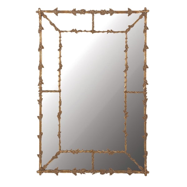 Regal Oak Leaves Gilt Mirror