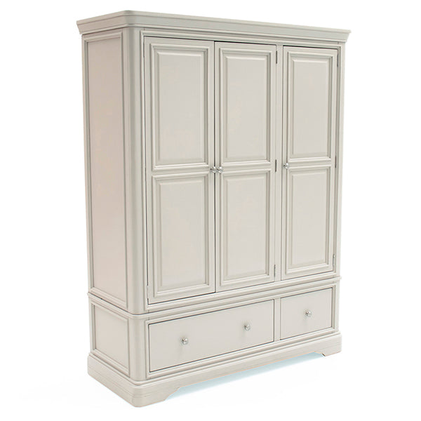 Mabel Wardrobe 3 Door/2 Drawer Taupe