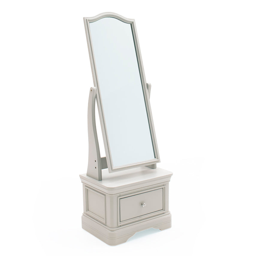 Mabel Cheval Mirror Taupe