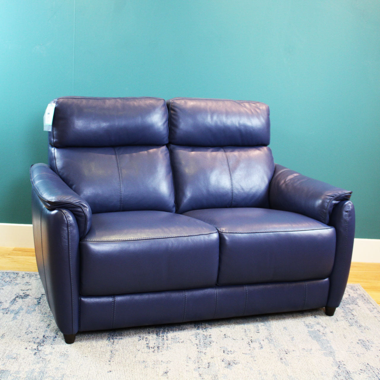 Michelangelo Leather 2 Seater Fixed Sofa
