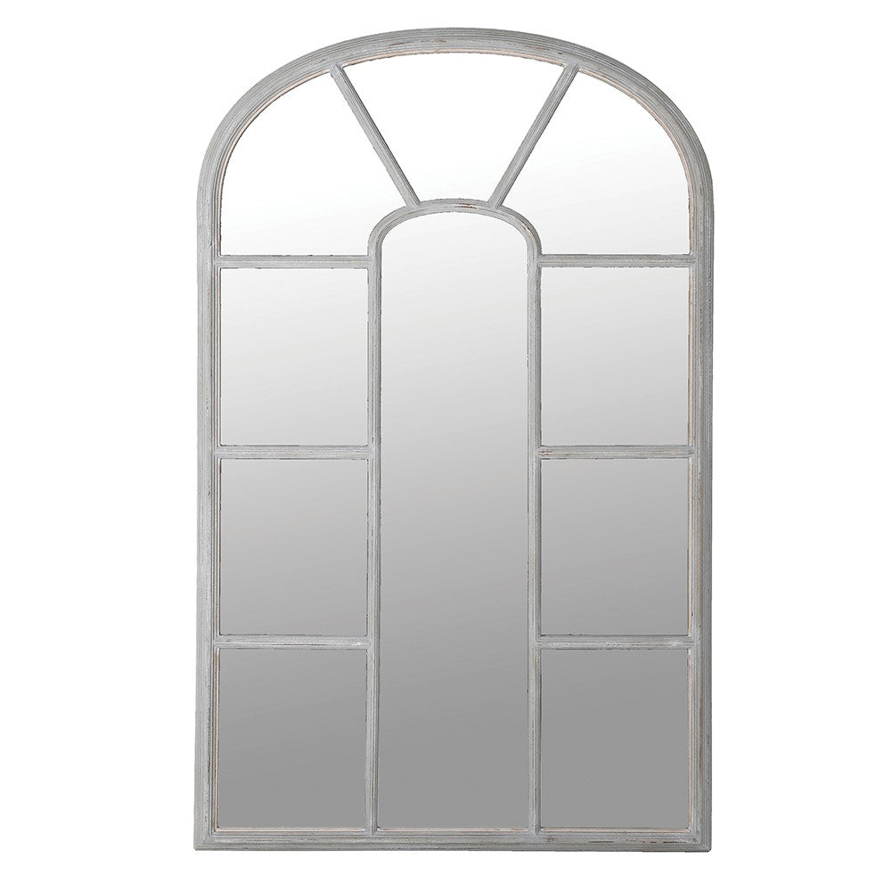 Vintage Windowpane Wall Mirror