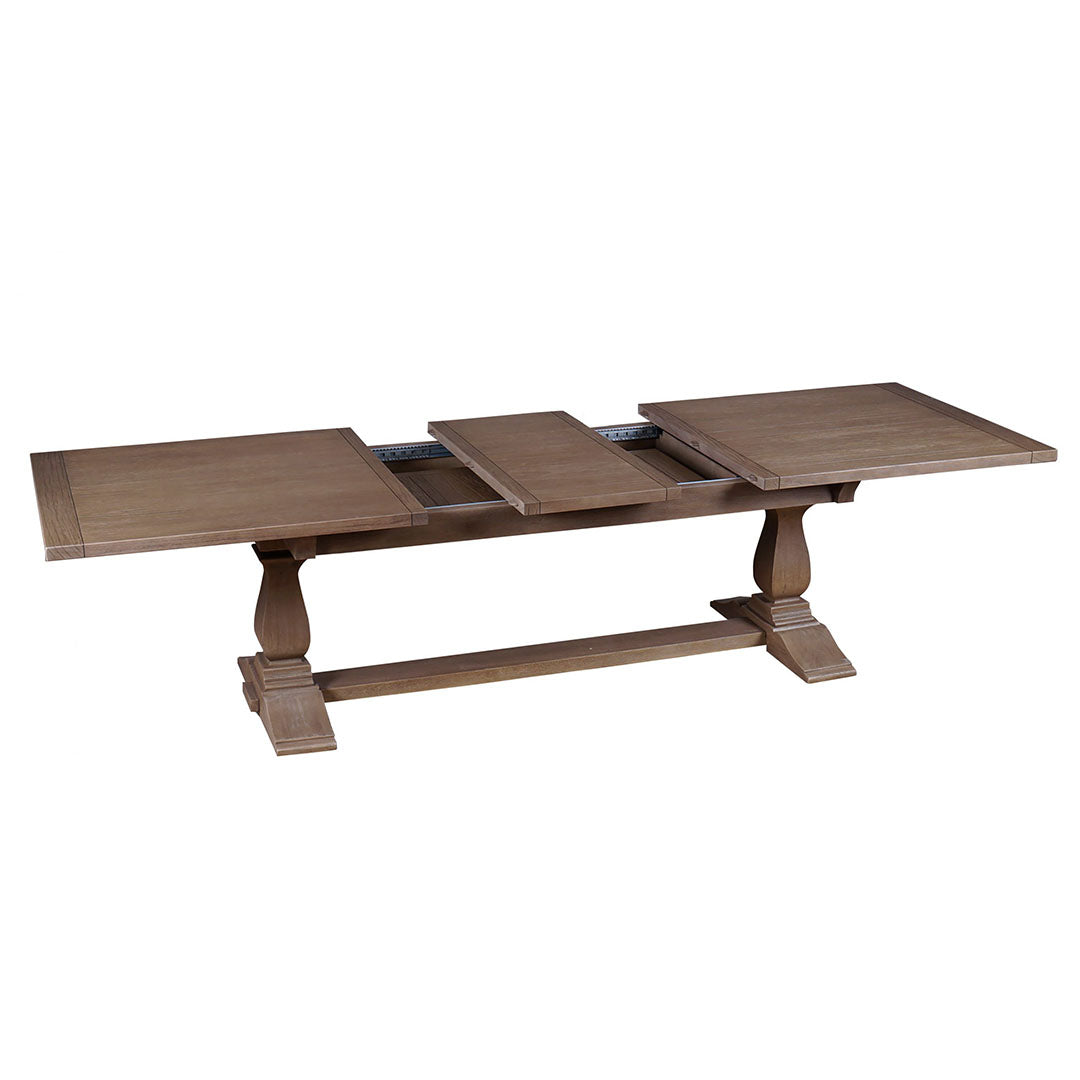 Sara 2 Ext Table – All Rustic Brown