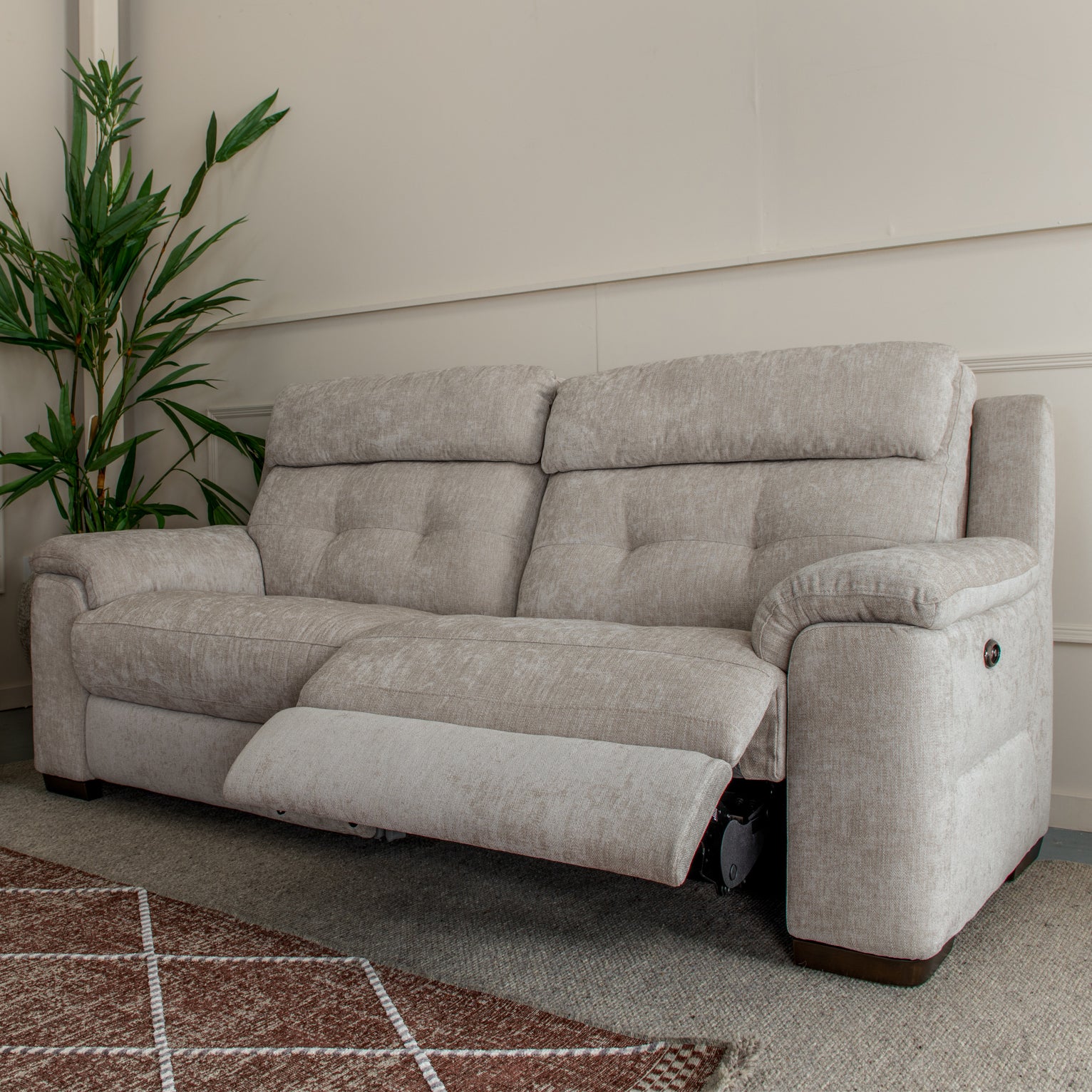 Titian Fabric 2.5 Seater Power Recliner Sofa