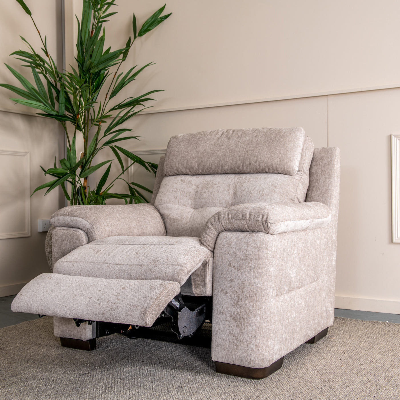Titian Fabric Armchair Power Recliner