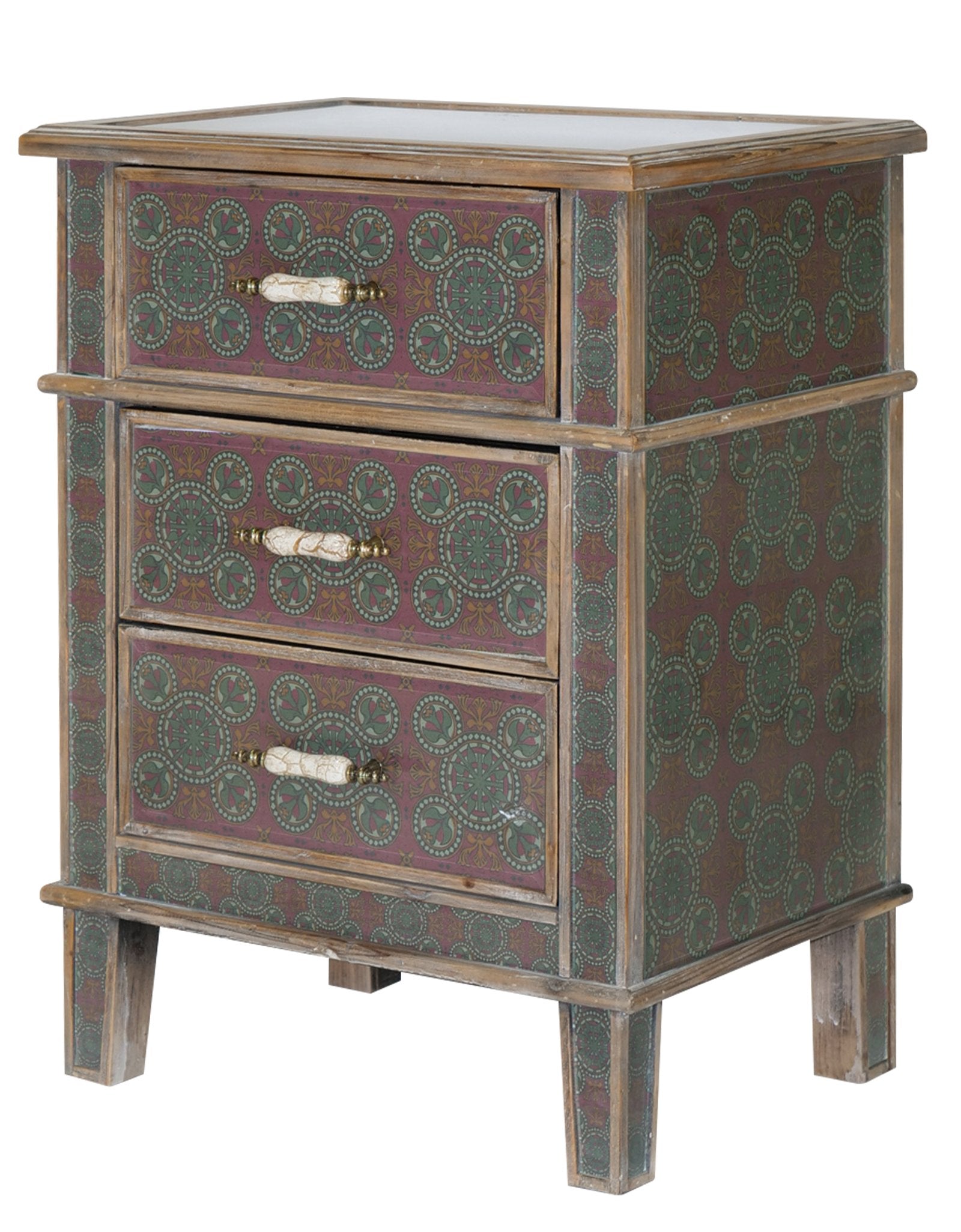 Kayla 3 Drawer bedside locker